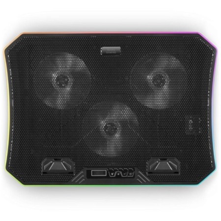 Soporte Refrigerante Mars Gaming MNBC6 para Portátiles hasta 19″/ Iluminación LED