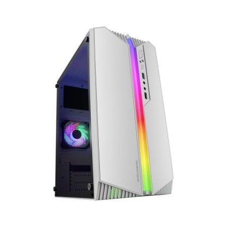 Caja ordenador mars gaming mc - s1 blanco micro atx 1 x usb 3.0 1 x usb 2.0 1 x 80mm frgb