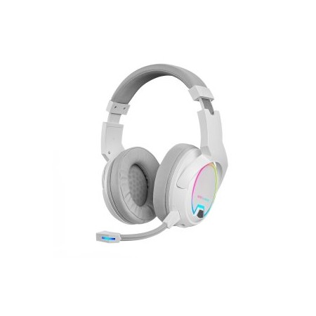 Auriculares inalambricos mars gaming mhw - 100 con microfono blanco
