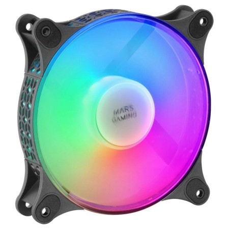 MARS GAMING MFDUO 12CM 2XFANRGB Ult-silent Black