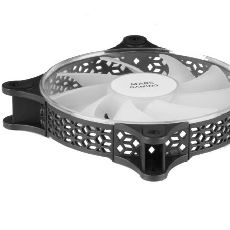 MARS GAMING MFDUO 12CM 2XFANRGB Ult-silent Black