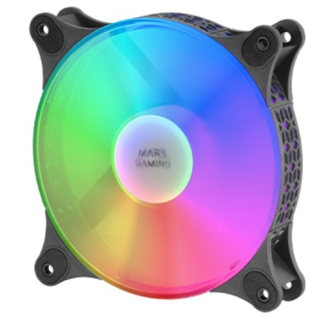 MARS GAMING MFDUO 12CM 2XFANRGB Ult-silent Black