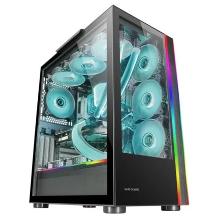 Caja ordenador mars gaming mcultra xxl premium negro e - atx 1 x usb 3.0 2 x usb 2.0 argb