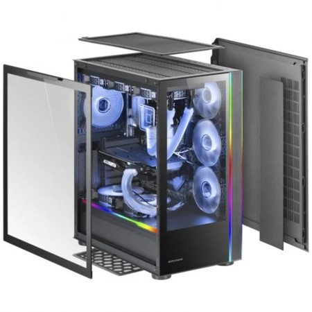Caja ordenador mars gaming mcultra xxl premium negro e - atx 1 x usb 3.0 2 x usb 2.0 argb
