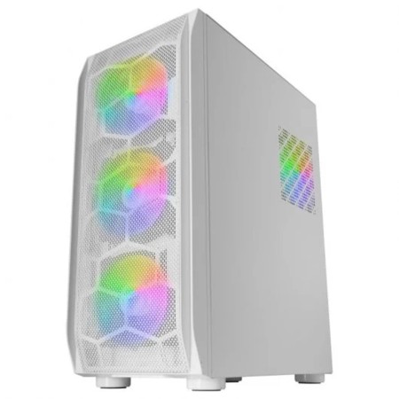 Caja ordenador mars gaming mc - kx blanco e - atx 1 x usb 3.0 2 x usb 2.0 5 x 120mm argb