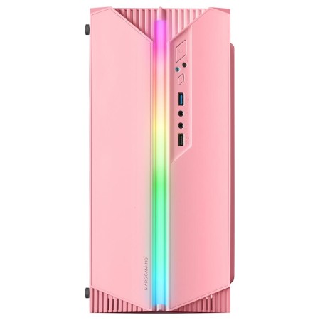 Caja ordenador mars gaming mc - s1 matx argb rosa