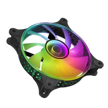 Ventilador caja mars gaming mf - 3d argb 3x 120mm negro