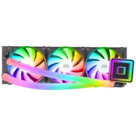 Kit de refrigeracion mars gaming ml - ultra360 negro 650w 3 x 120mm rgb