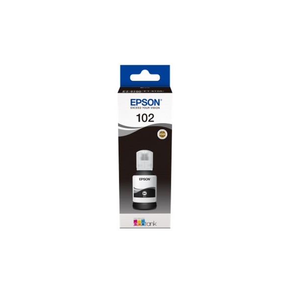 Cartucho tinta epson 102 c13t03r140 ecotank negro ink et - 2700 - et - 2750 - et - 3700 - et - 3750 - et4750