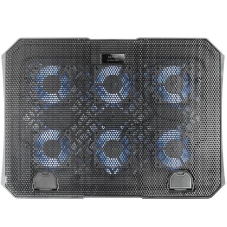 Soporte Refrigerante Mars Gaming MNBC23 para Portátiles hasta 16″/ Iluminación LED