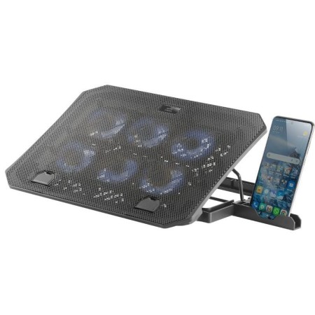 Soporte Refrigerante Mars Gaming MNBC23 para Portátiles hasta 16″/ Iluminación LED