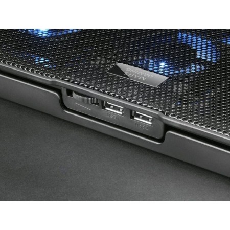 Soporte Refrigerante Mars Gaming MNBC23 para Portátiles hasta 16″/ Iluminación LED