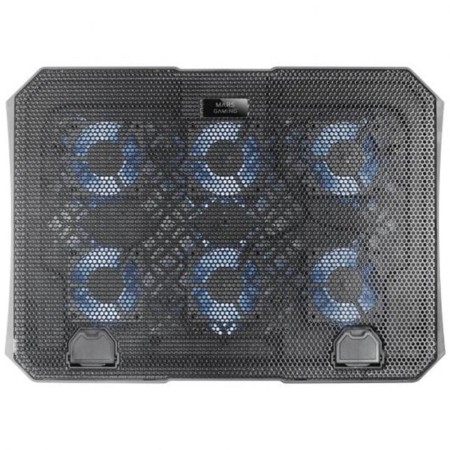 Soporte Refrigerante Mars Gaming MNBC23 para Portátiles hasta 16″/ Iluminación LED