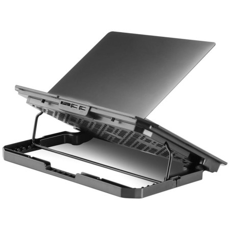 Soporte Refrigerante Mars Gaming MNBC23 para Portátiles hasta 16″/ Iluminación LED