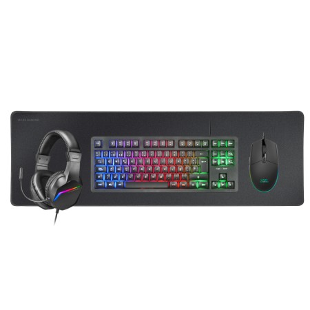 Kit mars gaming mcprgb3fr 4 en 1 negro frances