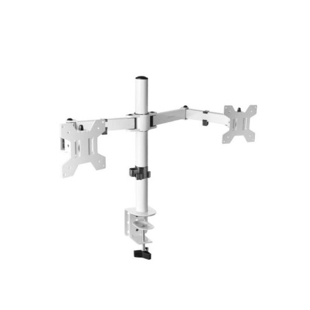 Soporte de Mesa para 2 Monitores Mars Gaming MARM2/ Giratorio/ Inclinable/ hasta 8kg