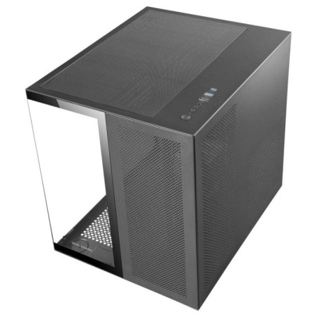 Caja ordenador mars gaming mcnovam matx cristal templado negra