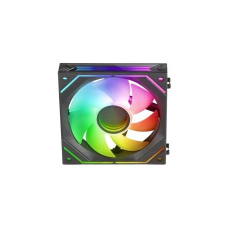 Ventilador mars gaming mflinkfinity 120mm argb negro