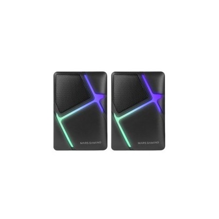 Altavoces Mars Gaming MS-H/ 10W/ 2.0/ Negros