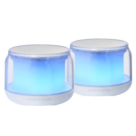Altavoces mars gaming 2.0 ms - aura blanco