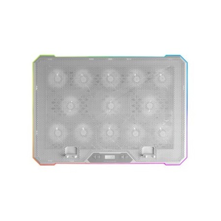 Soporte Refrigerante Mars Gaming MNBC13 para Portátiles hasta 17″/ Iluminación LED