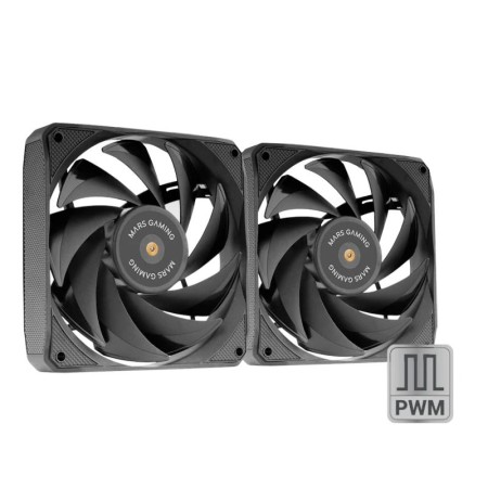 Pack 2 Ventiladores Mars Gaming MF-NCLX2/ 12cm