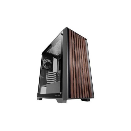 Caja ordenador mars gaming mcwoodc atx cristal templado negra