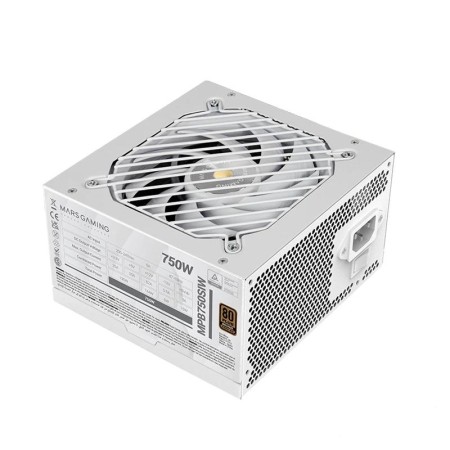 Fuente de alimentacion mars gaming 750w mpb750siw extreme silence 80 plus bronze blanco
