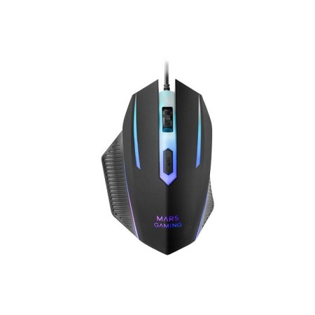 Kit teclado + raton mars gaming mcp124profr rgb negro + auriculares y alfombrilla frances