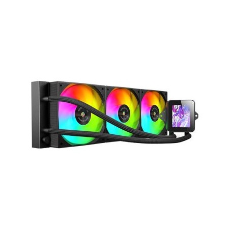 Kit refrigeracion liquida mars gaming mlvision360 argb 3x 120mm negro