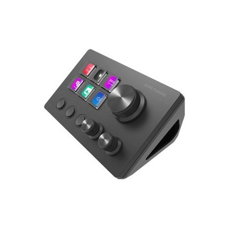 Control Deck Mars Gaming MSD-TWO/ 6 Teclas LCD/ 3 Ruedas/ 3 Botones/ Negro