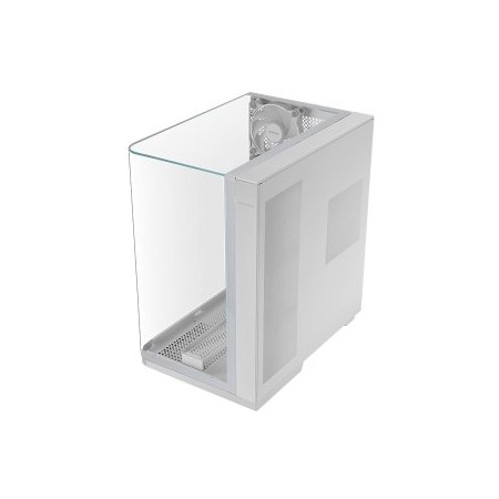 Caja ordenador mars gaming mcinfinio atx cristal templado blanca