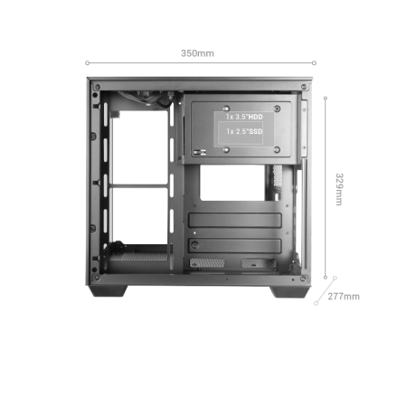 Caja Gaming Semitorre Mars Gaming MC-VISIONM
