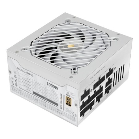 Fuente de Alimentación Mars Gaming MPB1000SIM/ 1000W/ Ventilador 14cm/ ATX 3.1/ PCIe 5.1/ 80 Plus Gold