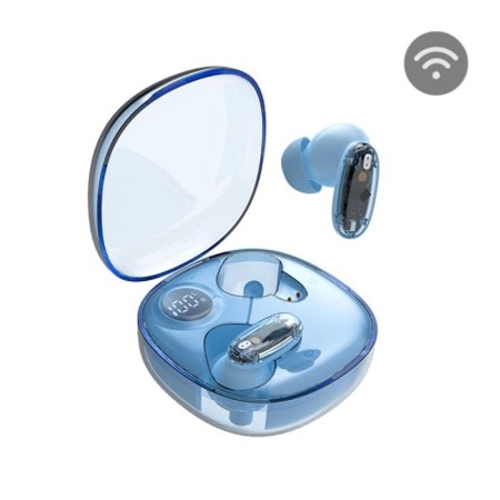 Auriculares Bluetooth Mars Gaming MHIB2 con estuche de carga/ Autonomía 7h/ Azules