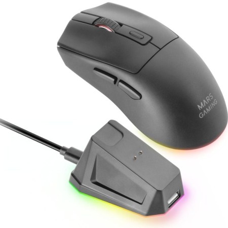 Ratón Gaming Inalámbrico Mars Gaming MM-T3/ Batería recargable/ Hasta 14400 DPI