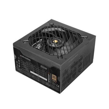 Fuente de Alimentación Mars Gaming MPB850PSI/ 850W/ Ventilador 14cm/ ATX 3.1/ PCIe 5.1/ 80 Plus Gold
