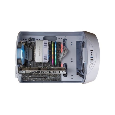 Caja Gaming Minitorre Mars Gaming MC-CYLON/ Blanca