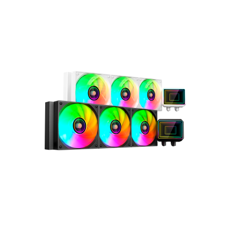 Kit refrigeracion liquida mars gaming ml - two360 argb 3x120mm negro