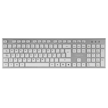 Teclado + raton gaming tacens zenith low profile inalambrico blanco
