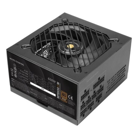 Fuente de Alimentación Mars Gaming MPB650SIM/ 650W/ Ventilador 12cm/ 80 Plus Bronze