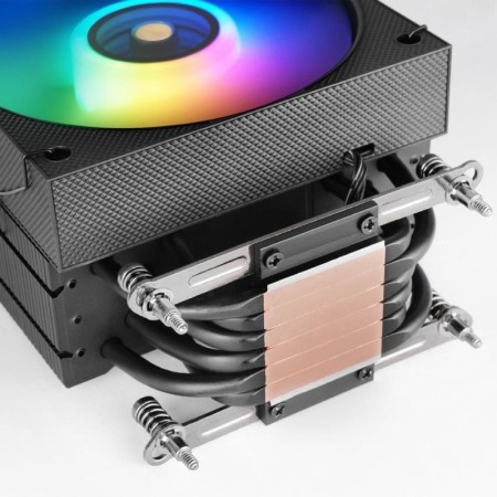 Ventilador disipador cpu mars gaming mcpulcd argb 120mm negro