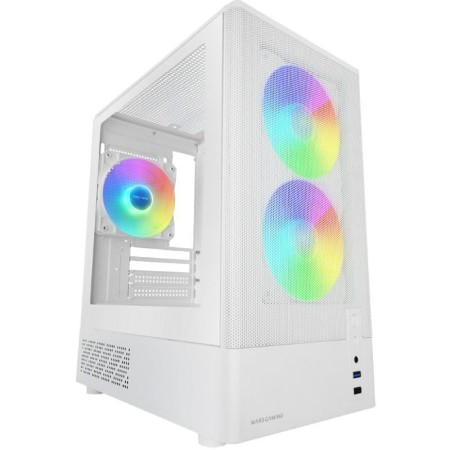 Caja Gaming Minitorre Mars Gaming MC-ONYX/ Blanca