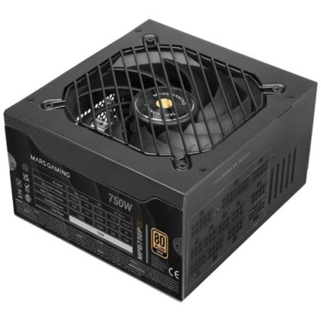 Fuente de Alimentación Mars Gaming MPB750PSI/ 750W/ Ventilador 14cm/ ATX 3.1/ PCIe 5.1/ 80 Plus Gold