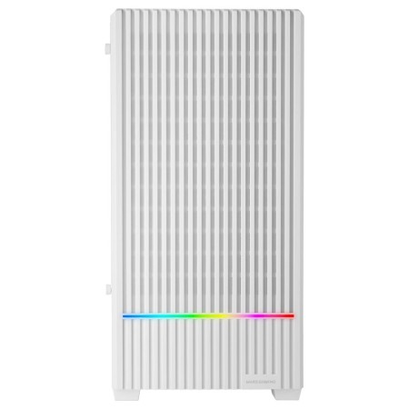 Caja ordenador mars gaming mc - quantum atx argb cristal templado blanco