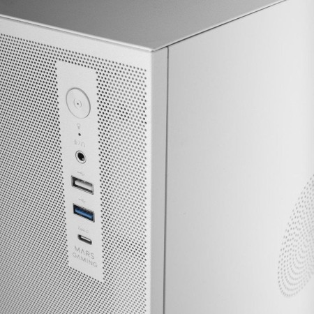 Caja ordenador mars gaming mc - meshprow matx blanca