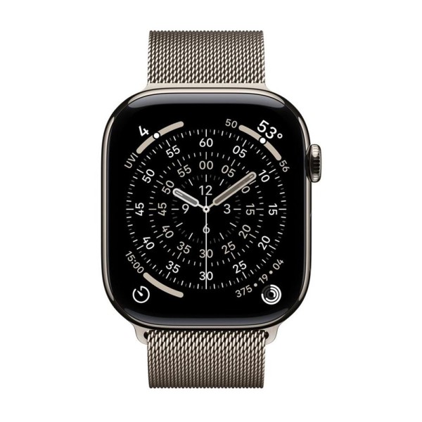 Smartwatch apple watch series 11 gps  cellular 46mm natural titanium milanese loop m - l