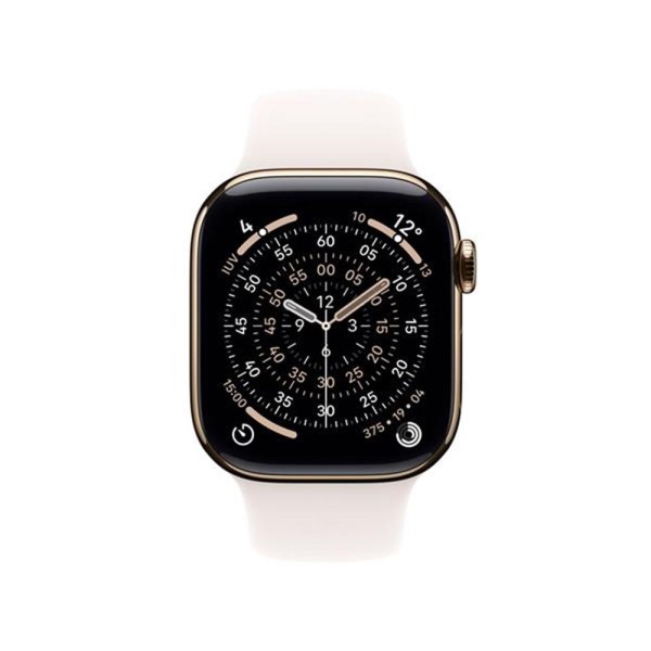 Smartwatch apple watch series 11 gps  cellular 46mm gold titanium case sport loop m - l