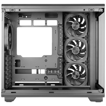 Caja ordenador mars gaming mc - revpro atx argb lcd 4.3 pulgadas cristal templado negra