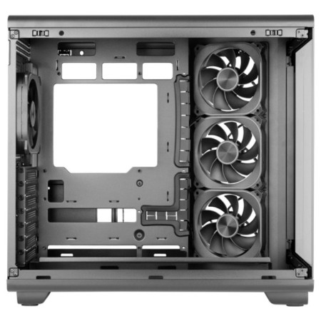 Caja ordenador mars gaming mc - revmax atx argb lcd 11.8 pulgadas cristal templado negra